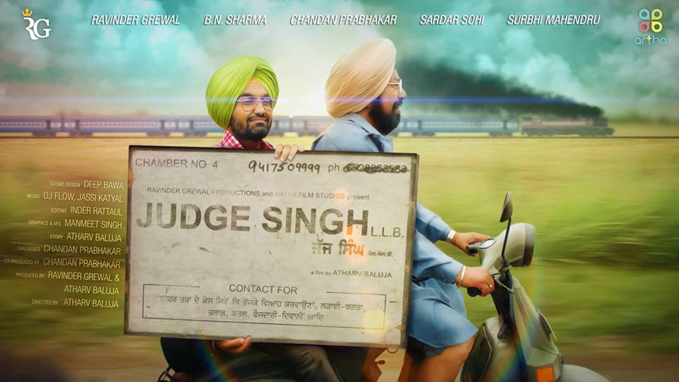 Ravinder Grewal’s Upcoming Punjabi Movie Judge Singh LLB