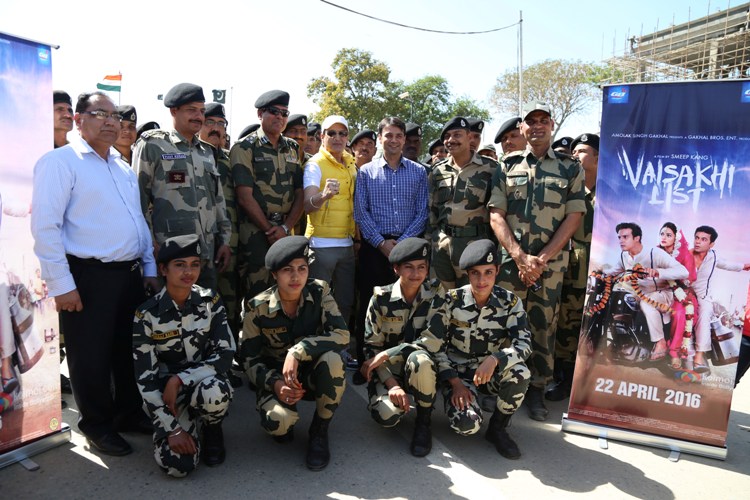 Jimmy Sheirgill's movie Vaisakhi List’ theatrical released with the Jawans at Wagah border